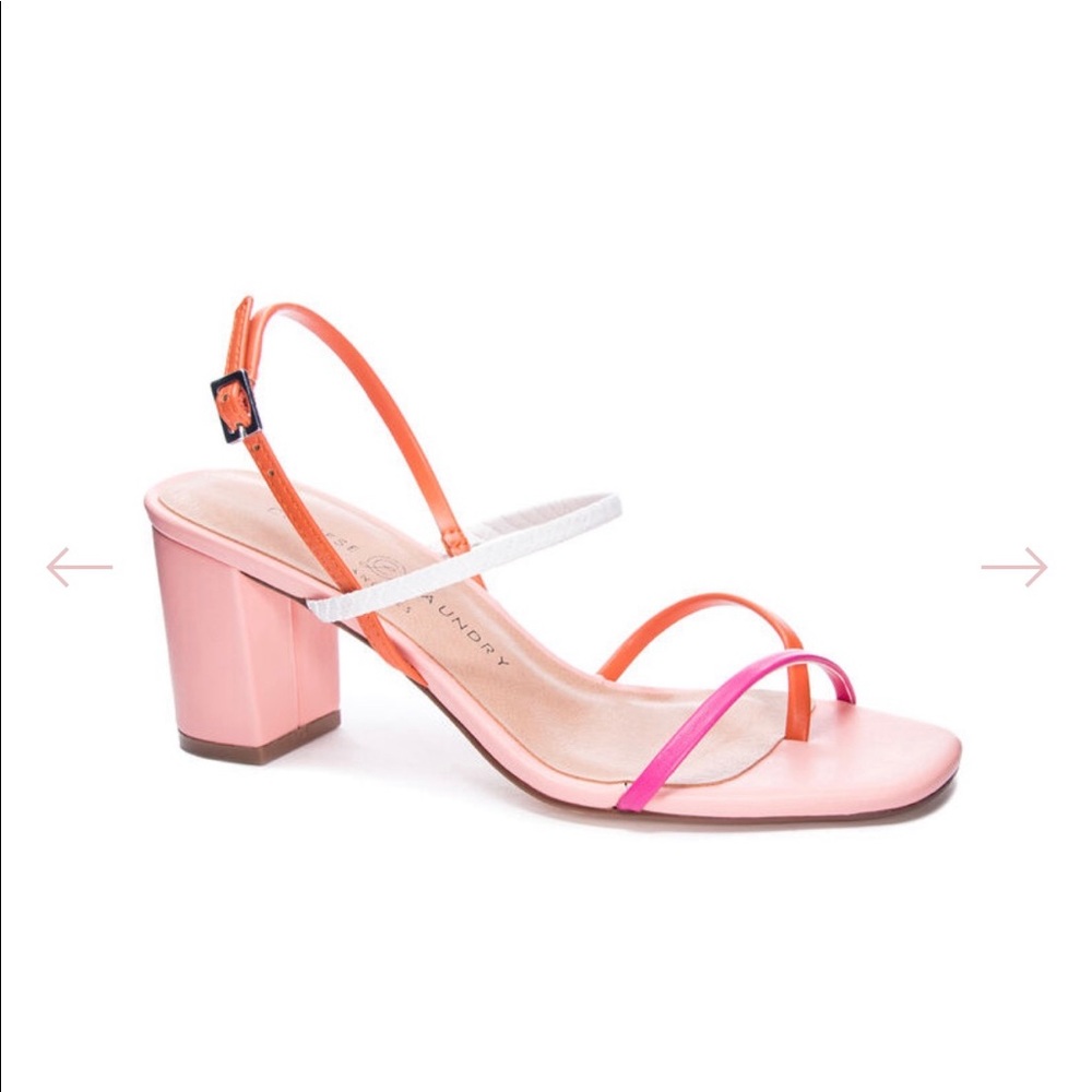 Chinese laundry multi color sandals